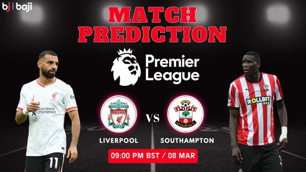 Liverpool vs Southampton, Premier League Round 28