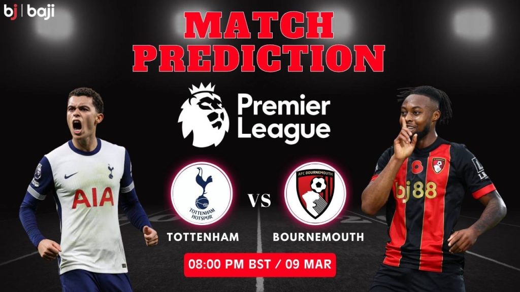 Tottenham vs Bournemouth, Premier League Round 28